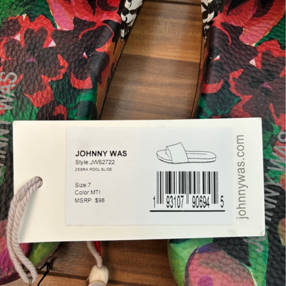 Johnny Was Zebra Pool Slides - Picture 5 of 6